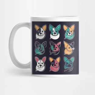 Dog Head Logo Mug